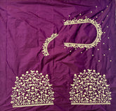 NR398WN - Wine Colour Computer Work Blouse