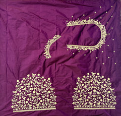 NR398WN - Wine Colour Computer Work Blouse