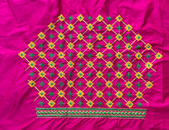 NR499P- Pink Colour Computer Multi Work Blouse