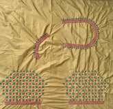 NR499GD- Gold Colour Computer Multi Work Blouse