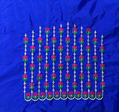 NR494IB -Ink Blue Colour Computer Work Blouse
