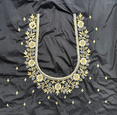 NR400BL -Black Colour Computer Work Blouse