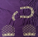 NR404WN -Wine Colour Computer Work Blouse