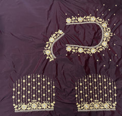 NR404CF -Coffee Colour Computer Work Blouse