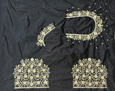 NR400BL -Black Colour Computer Work Blouse