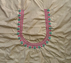 NR499GD- Gold Colour Computer Multi Work Blouse