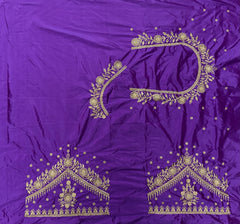 NR409PR -Purple Colour Computer Work Blouse