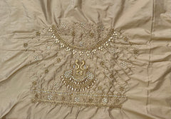 NR851GD - Gold Colour Computer Maggam Work Blouse