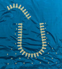 NR405RG -Rama Green Colour Computer Work Blouse