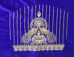 NR395IB -Ink Blue Colour Computer Work Blouse