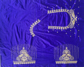 NR395IB -Ink Blue Colour Computer Work Blouse