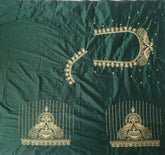 NR395BG -Bottle Green Colour Computer Work Blouse