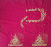 NR395TP -Tomato Pink Colour Computer Work Blouse