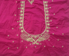 NR395TP -Tomato Pink Colour Computer Work Blouse