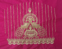 NR395TP -Tomato Pink Colour Computer Work Blouse