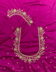 NR409P -Pink Colour Computer Work Blouse