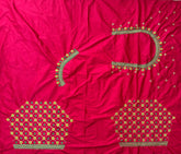 NR499TP- Tomato Pink Colour Computer Multi Work Blouse