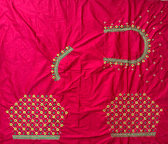 NR499TP- Tomato Pink Colour Computer Multi Work Blouse