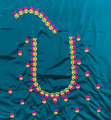 NR494RG -Rama Green Colour Computer Work Blouse