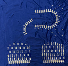 NR405NB -Navy Blue Colour Computer Work Blouse