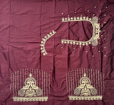 NR395CF -Coffee Colour Computer Work Blouse