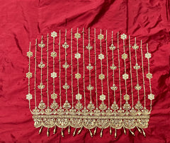 NR929M- Maroon Colour Computer Maggam Work Blouse