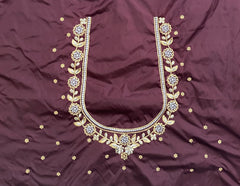 NR410CF -Coffee Colour Computer Work Blouse