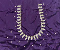 NR405WN -Wine Colour Computer Work Blouse