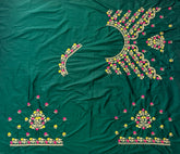 NR484BG -Bottle Green Colour Computer Multi Work Blouse