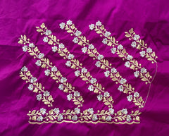 NR402MP -Magenta Pink Colour Computer Work Blouse