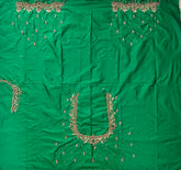 NR896G - Green Colour Maggam Work Blouse