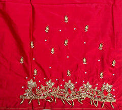 NR896R - Red Colour Maggam Work Blouse