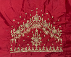 NR409R -Red Colour Computer Work Blouse