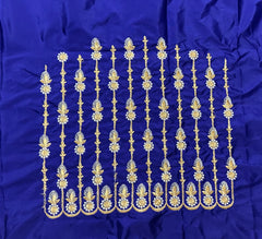 NR405IB -Ink Blue Colour Computer Work Blouse