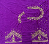 NR409MP -Magenta Pink Colour Computer Work Blouse