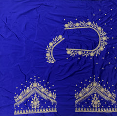 NR409IB -Ink Blue Colour Computer Work Blouse