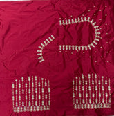 NR405R -Red Colour Computer Work Blouse