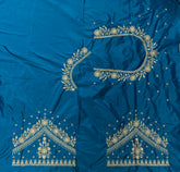 NR409RG -Rama Green Colour Computer Work Blouse