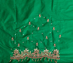 NR896G - Green Colour Maggam Work Blouse