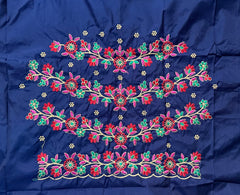 NR480NB -Navy Blue Colour Computer Multi Work Blouse