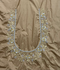 NR400GD -Gold Colour Computer Work Blouse