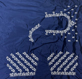 NR401NB -Navy Blue Colour Computer Work Blouse