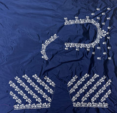 NR401NB -Navy Blue Colour Computer Work Blouse