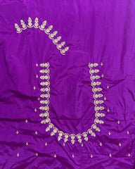 NR405MP -Mazenta Pink Colour Computer Work Blouse