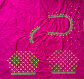 NR499P- Pink Colour Computer Multi Work Blouse