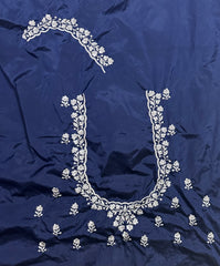 NR401NB -Navy Blue Colour Computer Work Blouse