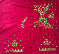 NR484TP -Tomato Pink Colour Computer Multi Work Blouse