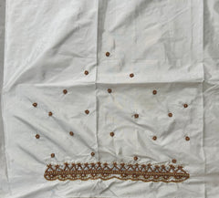 NR699OW - Off White Colour Maggam Work Blouse