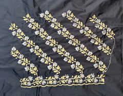 NR402BL -Black Colour Computer Work Blouse