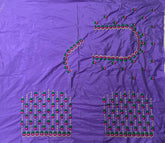 NR494PR -Purple Colour Computer Work Blouse